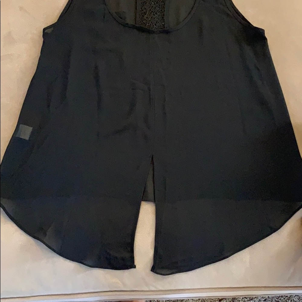 Love Riche Sheer/lace Racerback tank - Picture 6 of 8